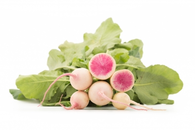 Watermelon Radishes with Greens